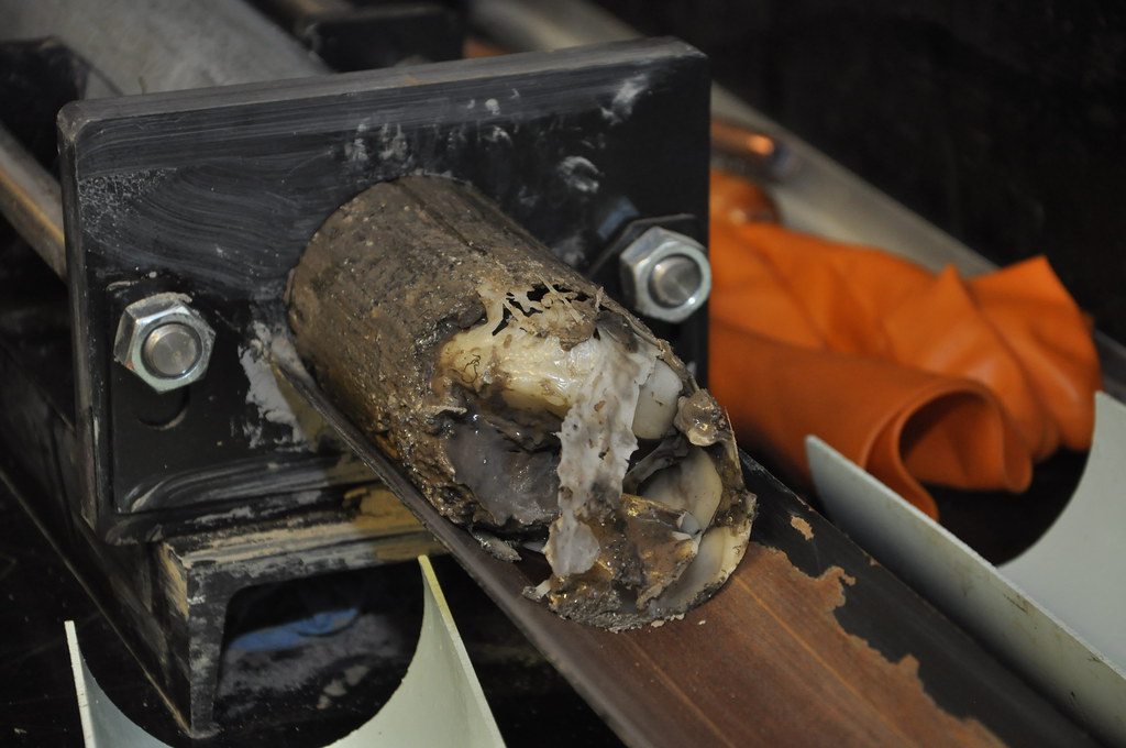 Equipment inside an environmental materials laboratory